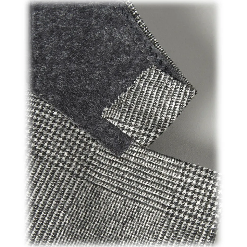 Viola Milano - Sartorial Half-lined Sports Club Blazer - Prince Of Wales - Handmade in Italy - Luxury Exclusive Collection - Avvenice