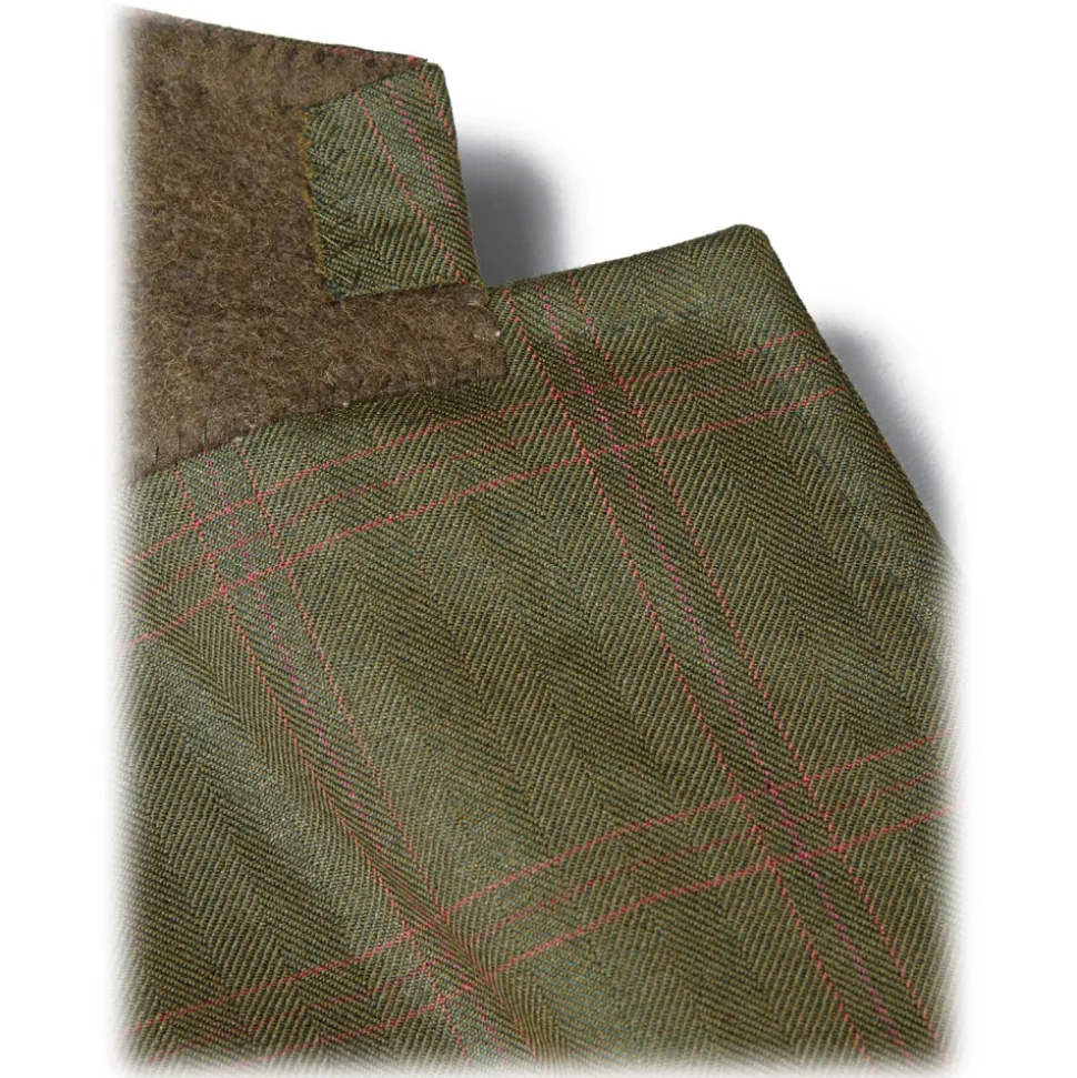 Viola Milano - Sartorial Half-lined Limited Sports Club Blazer - Green Check - Handmade in Italy - Luxury Exclusive Collection - Avvenice