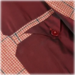 Viola Milano - Sartorial Half-Lined 100% Cashmere Blazer – Rose and Navy - Handmade in Italy - Luxury Exclusive Collection - Avvenice