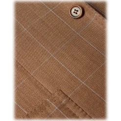 Viola Milano - Sartorial Half-lined Limited Sports Club Blazer - Check - Handmade in Italy - Luxury Exclusive Collection - Avvenice