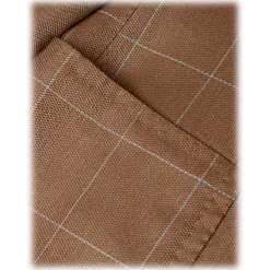 Viola Milano - Sartorial Half-lined Limited Sports Club Blazer - Check - Handmade in Italy - Luxury Exclusive Collection - Avvenice