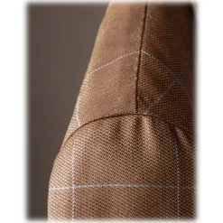 Viola Milano - Sartorial Half-lined Limited Sports Club Blazer - Check - Handmade in Italy - Luxury Exclusive Collection - Avvenice