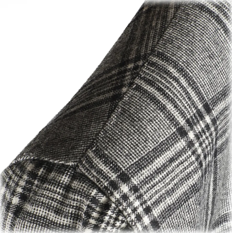 Viola Milano - Sartorial Half-Lined 100% Cashmere Blazer – Glencheck - Handmade in Italy - Luxury Exclusive Collection - Avvenice