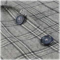 Viola Milano - Sartorial Half-Lined 100% Cashmere Blazer – Glencheck - Handmade in Italy - Luxury Exclusive Collection - Avvenice