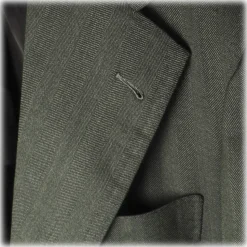 Viola Milano - Sartorial Half-Lined Wool and Silk Blazer - Green - Handmade in Italy - Luxury Exclusive Collection - Avvenice