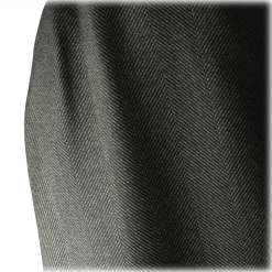 Viola Milano - Sartorial Half-Lined Wool and Silk Blazer - Green - Handmade in Italy - Luxury Exclusive Collection - Avvenice