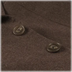 Viola Milano - Sartorial Wool and Cashmere Blazer - Brown - Handmade in Italy - Luxury Exclusive Collection - Avvenice