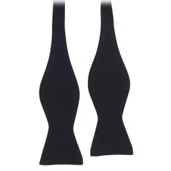 Viola Milano - Self-Tie Grosgrain Bow-Tie - Black - Made in Italy - Luxury Exclusive Collection - Avvenice