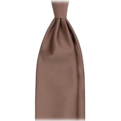 Viola Milano - Solaro Woven Selftipped Tie - Sand Tone - Handmade in Italy - Luxury Exclusive Collection - Avvenice