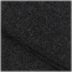 Viola Milano - Solid 100% Cashmere Over-The-Calf Socks - Charcoal - Handmade in Italy - Luxury Exclusive Collection - Avvenice