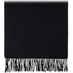 Viola Milano - Solid 100% Zibellino Cashmere Scarf - Navy - Handmade in Italy - Luxury Exclusive Collection - Avvenice