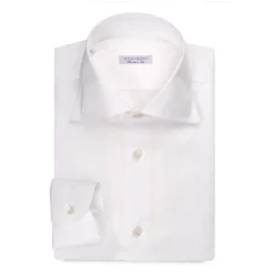 Viola Milano - Solid Carlo Riva Shirt - White - Handmade in Italy - Luxury Exclusive Collection - Avvenice