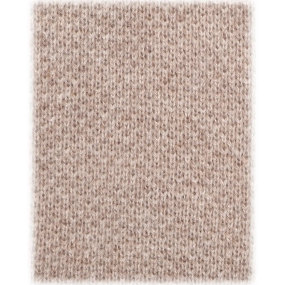 Viola Milano - Solid Knitted 100% Cashmere Tie - Sand - Handmade in Italy - Luxury Exclusive Collection - Avvenice