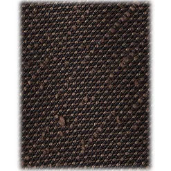 Viola Milano - Solid Woven Grenadine/Shantung Tie - Brown - Handmade in Italy - Luxury Exclusive Collection - Avvenice
