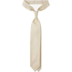 Viola Milano - Solid Woven Selftipped Silk Tie - Pale Yellow - Handmade in Italy - Luxury Exclusive Collection - Avvenice