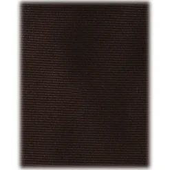 Viola Milano - Solid Woven Selftipped Silk Tie - Brown - Handmade in Italy - Luxury Exclusive Collection - Avvenice