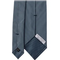 Viola Milano - Solid Woven Selftipped Silk Tie - Sea - Handmade in Italy - Luxury Exclusive Collection - Avvenice