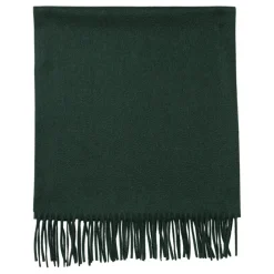 Viola Milano - Solid Zibellino Cashmere Scarf - Forest - Handmade in Italy - Luxury Exclusive Collection - Avvenice
