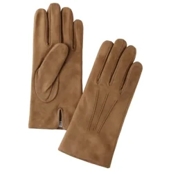 Viola Milano - Suede Gloves with Cashmere Lining - Beige - Handmade in Italy - Luxury Exclusive Collection - Avvenice