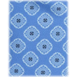 Viola Milano - Summer Floral Selftipped Silk Tie - Lavender - Handmade in Italy - Luxury Exclusive Collection - Avvenice