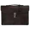 Viola Milano - The Light Traveller Briefcase - Brown - Handmade in Italy - Luxury Exclusive Collection - Avvenice