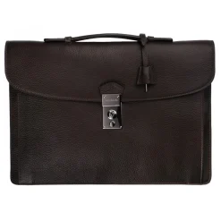 Viola Milano - The Light Traveller Briefcase - Brown - Handmade in Italy - Luxury Exclusive Collection - Avvenice