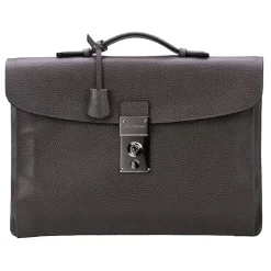 Viola Milano - The Light Traveller Briefcase - Grey - Handmade in Italy - Luxury Exclusive Collection - Avvenice