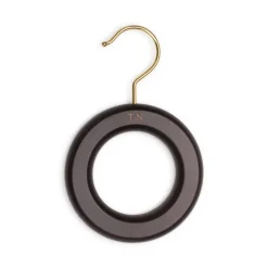 Viola Milano - Tie and Scarf Hanger Ring - Dark Wood - Handmade in Italy - Luxury Exclusive Collection - Avvenice