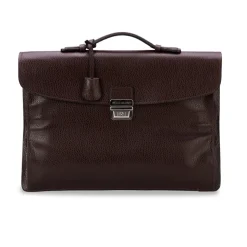 Viola Milano - Traveller Briefcase - Brown - Handmade in Italy - Luxury Exclusive Collection - Avvenice