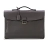 Viola Milano - Traveller Briefcase - Grey - Handmade in Italy - Luxury Exclusive Collection - Avvenice