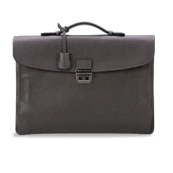 Viola Milano - Traveller Briefcase - Grey - Handmade in Italy - Luxury Exclusive Collection - Avvenice
