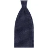 Viola Milano - Two-Tone Knitted 100% Cashmere Tie - Navy/Blue - Handmade in Italy - Luxury Exclusive Collection - Avvenice