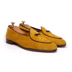 Viola Milano - Unlined Belgian Loafer - Citrus - Handmade in Italy - Luxury Exclusive Collection - Avvenice