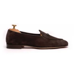 Viola Milano - Unlined Belgian Loafer - Tobacco - Handmade in Italy - Luxury Exclusive Collection - Avvenice