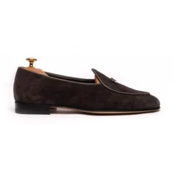 Viola Milano - Unlined Belgian Loafer - Grey - Handmade in Italy - Luxury Exclusive Collection - Avvenice