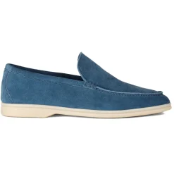 Viola Milano - Unlined Capri Suede Loafer - Mare - Handmade in Italy - Luxury Exclusive Collection - Avvenice