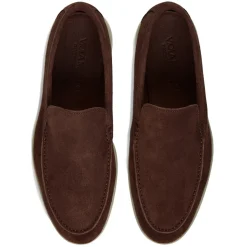 Viola Milano - Unlined Capri Suede Loafer - Brown - Handmade in Italy - Luxury Exclusive Collection - Avvenice