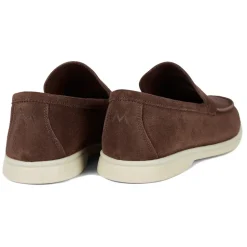 Viola Milano - Unlined Capri Suede Loafer - Brown - Handmade in Italy - Luxury Exclusive Collection - Avvenice