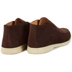 Viola Milano - Unlined City Suede Loafer - Brown - Handmade in Italy - Luxury Exclusive Collection - Avvenice