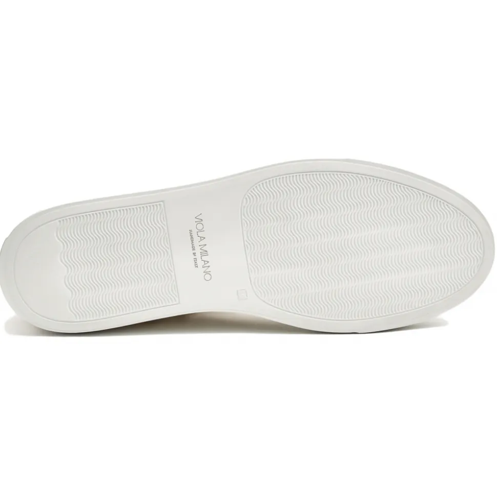 Viola Milano - Viola Sport Club Sneakers - Natural - Handmade in Italy - Luxury Exclusive Collection - Avvenice
