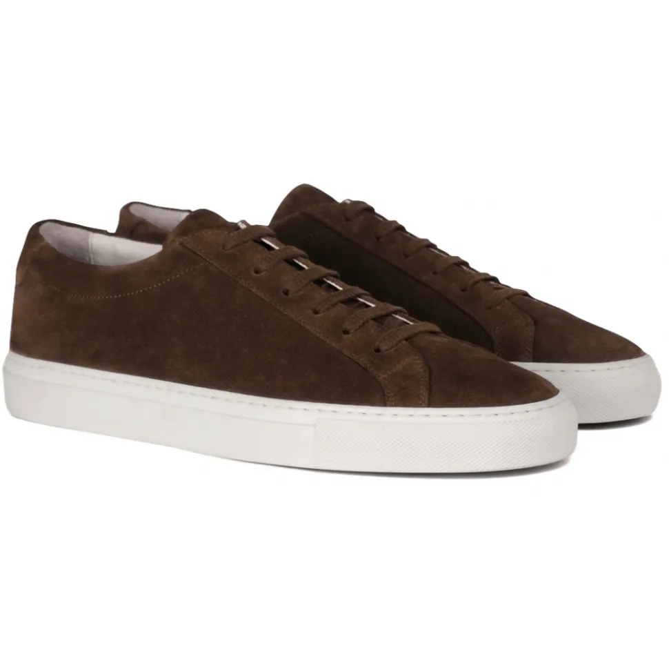 Viola Milano - Viola Sport Club Sneakers - Chocolate Suede - Handmade in Italy - Luxury Exclusive Collection - Avvenice