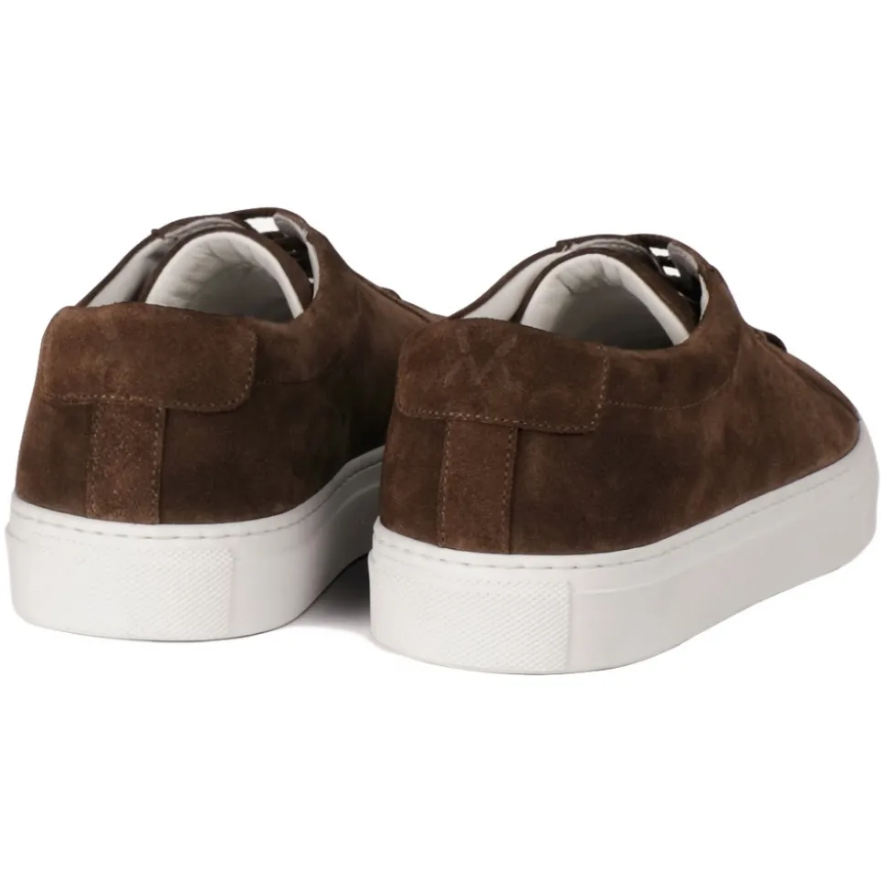 Viola Milano - Viola Sport Club Sneakers - Chocolate Suede - Handmade in Italy - Luxury Exclusive Collection - Avvenice