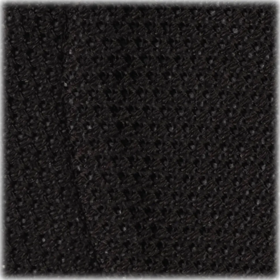 Viola Milano - Woven Grenadine Garza Fina Bow Tie - Black - Made in Italy - Luxury Exclusive Collection - Avvenice