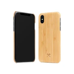 Woodcessories - Bamboo / Cevlar Cover - iPhone XS Max - Wooden Cover - Eco Case - Ultra Slim - Cevlar Collection - Avvenice