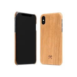 Woodcessories - Cherry / Cevlar Cover - iPhone X / XS - Wooden Cover - Eco Case - Ultra Slim - Cevlar Collection - Avvenice