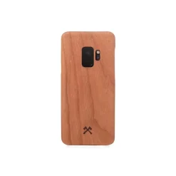 Woodcessories - Cherry / Cevlar Cover - Samsung S9 - Wooden Cover - Eco Case - Ultra Slim - Cevlar Collection - Avvenice