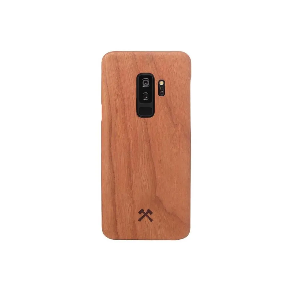 Woodcessories - Cherry / Cevlar Cover - Samsung S9+ - Wooden Cover - Eco Case - Ultra Slim - Cevlar Collection - Avvenice