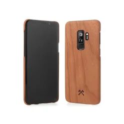 Woodcessories - Cherry / Cevlar Cover - Samsung S9+ - Wooden Cover - Eco Case - Ultra Slim - Cevlar Collection - Avvenice
