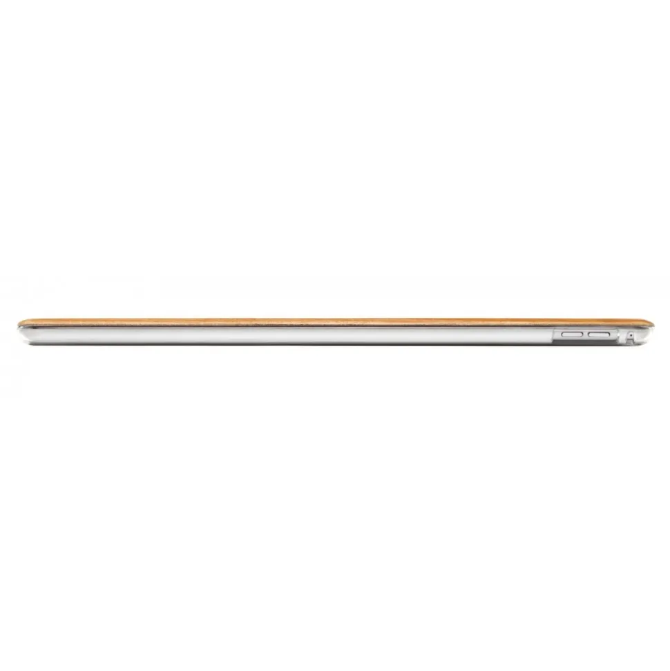Woodcessories - Cherry / Leather / Transclucent Hardcover - iPad Pro 10.5 (2017) - Flip Case - Eco Guard Metal & Wood - Avvenice
