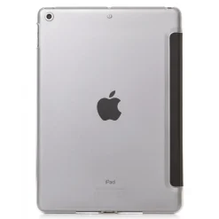 Woodcessories - Cherry / Leather / Transclucent Hardcover - iPad 2017 - Flip Case - Eco Guard Metal & Wood - Avvenice